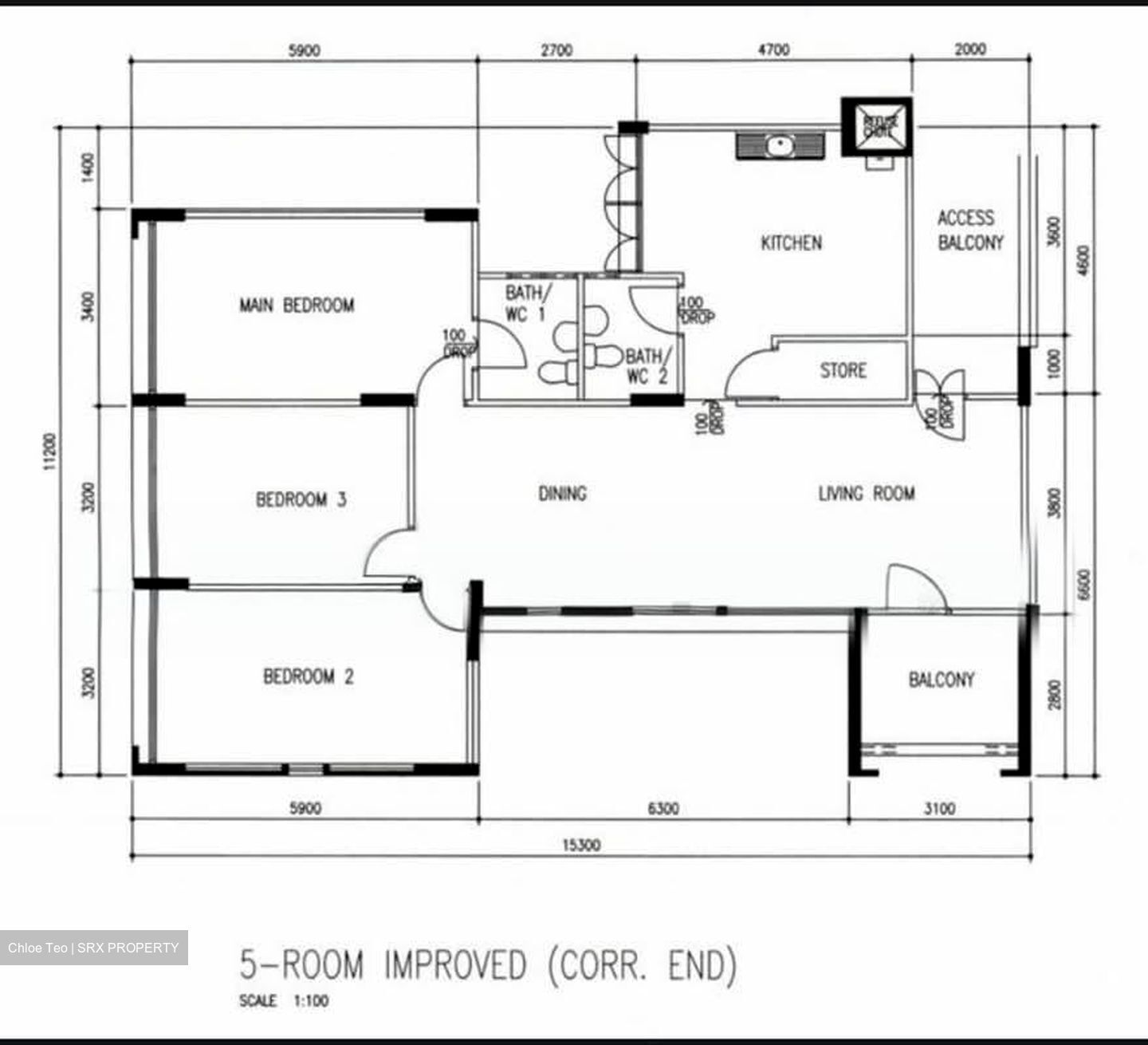 Blk 112 Mcnair Spring (Kallang/Whampoa), HDB 5 Rooms #570890381